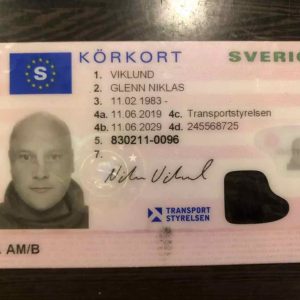 Buy Swedish in Driving License Online